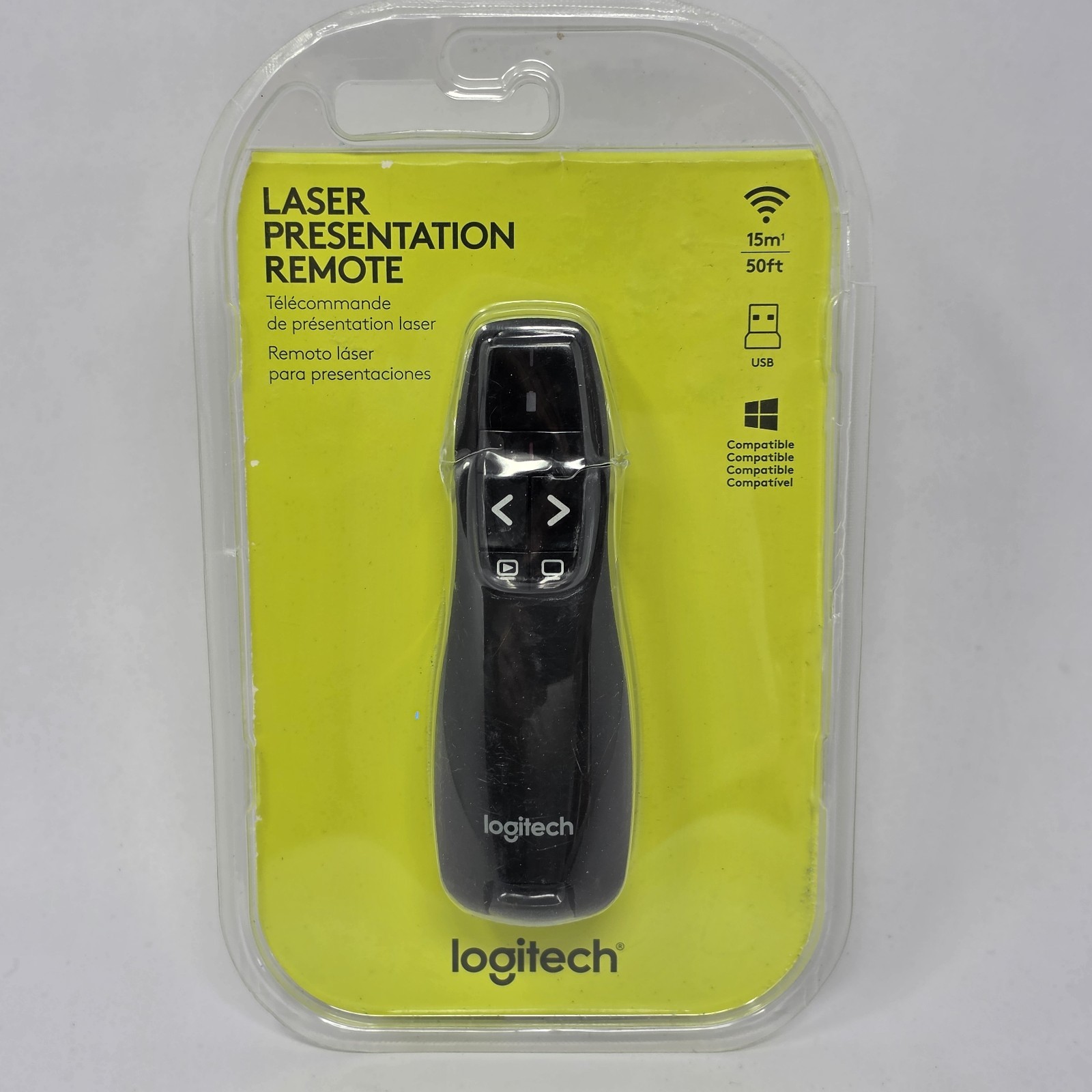 Logitech Laser Presentation Laser Pointer Remote R-R0008 - No Dongle