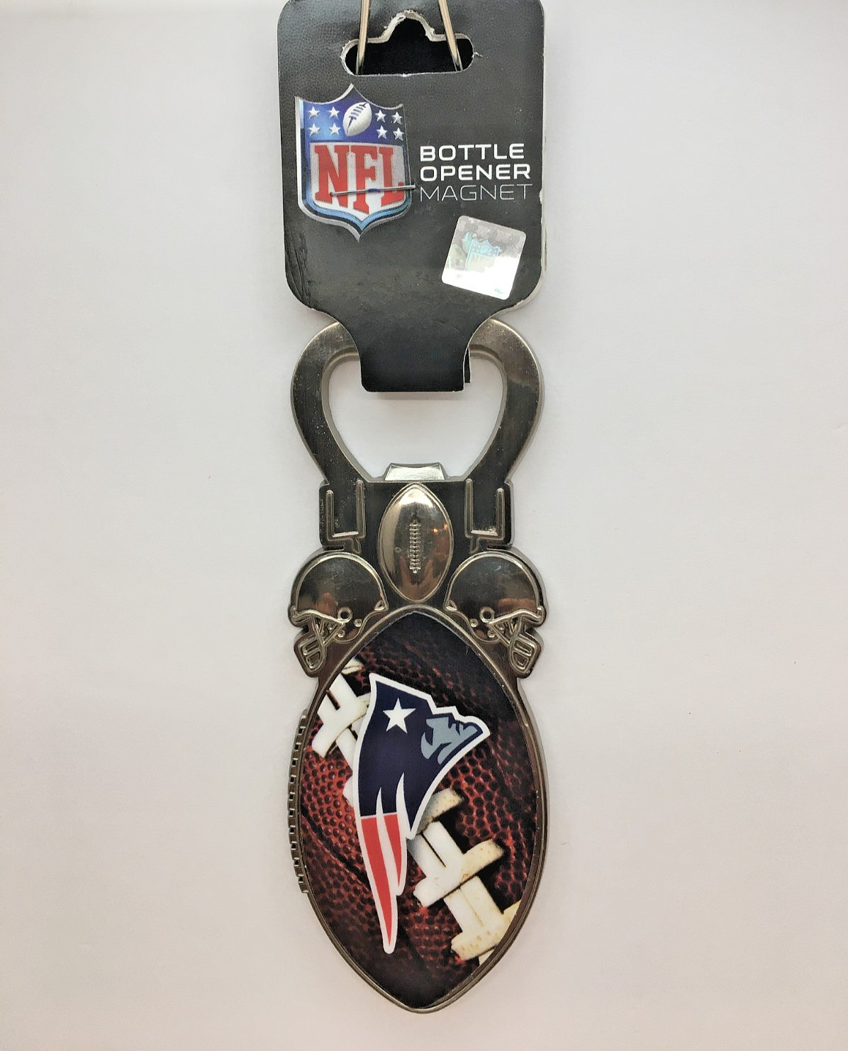 Brand New, New England Patriots Magnetic Metal  Bottle Opener NFL Man Cave!!