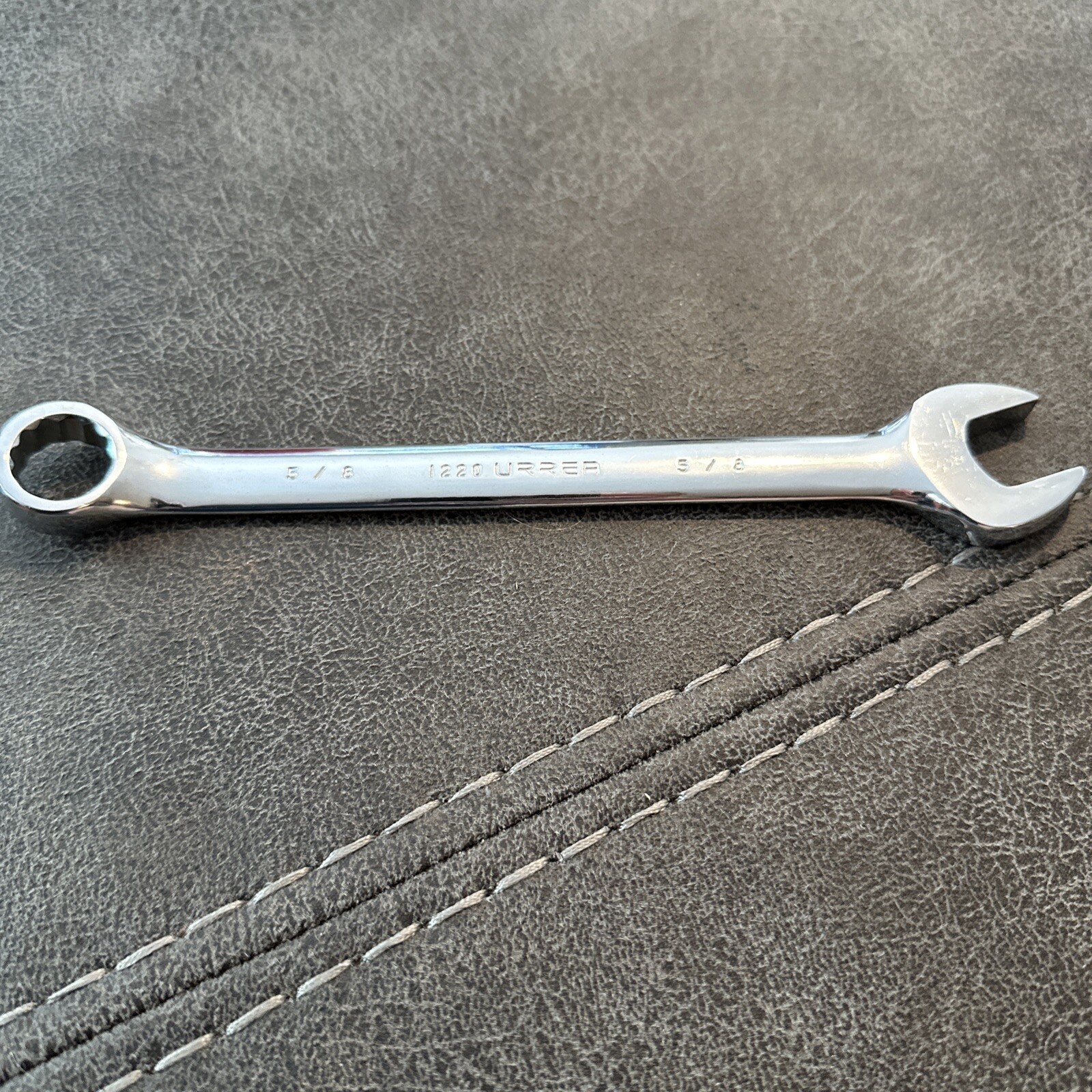 URREA 1220 5/8 IN 12-PT COMBINATION CHROME WRENCH