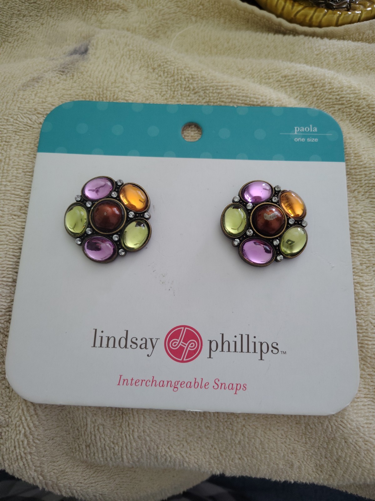 Lindsay Phillips Interchangeable Shoe Snaps Floral