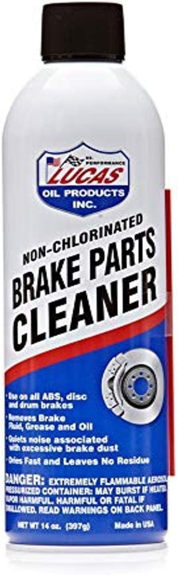 Lucas Oil 10906 Non-Chlorinated Brake Parts Cleaner - 14 Ounce