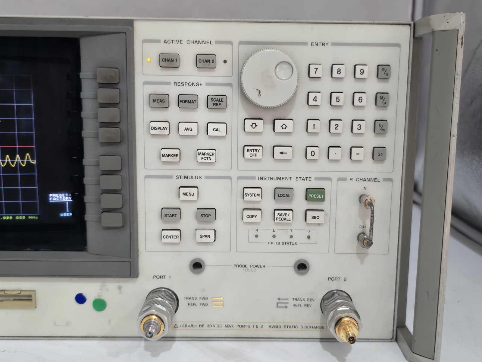 HP 8753D 30kHz-6GHz Network Analyzer Opt 006