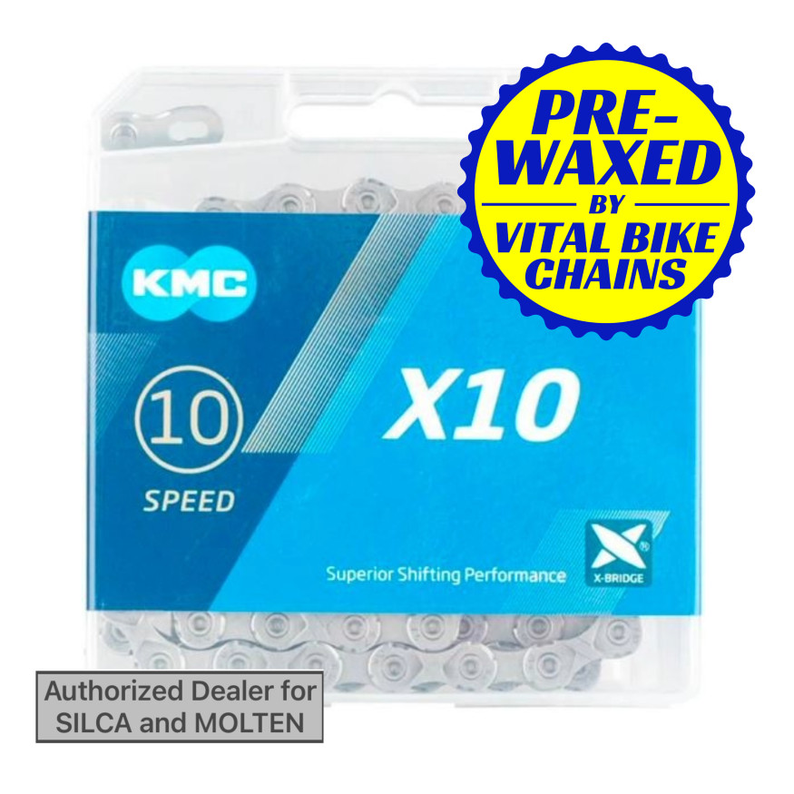 KMC X10 Chain 10 speed - SILCA/MOLTEN/CERAMIC SPEED wax