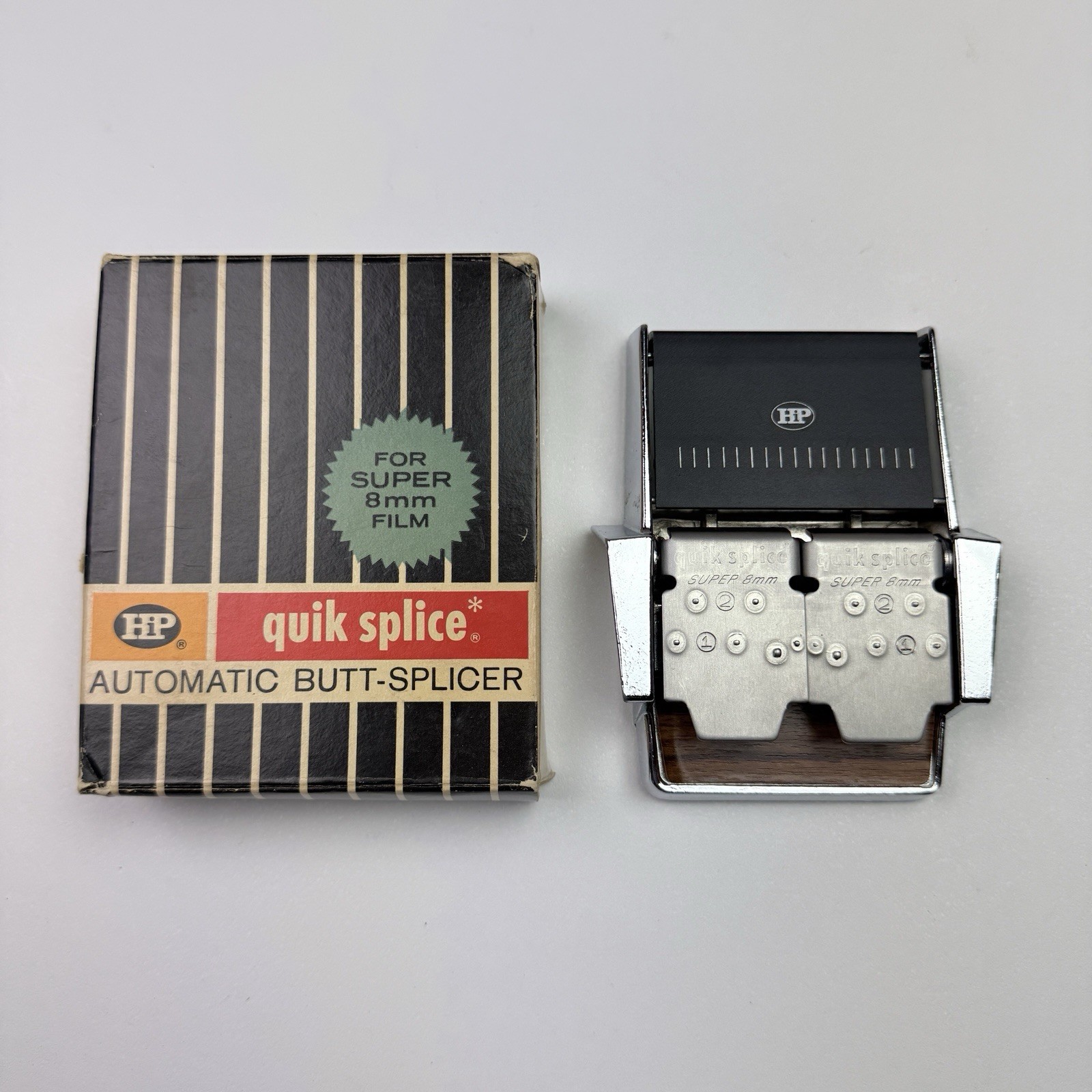 HIP Hudson Photographic Automatic Butt Splicer Movie Film Editor Quik Splice 8mm