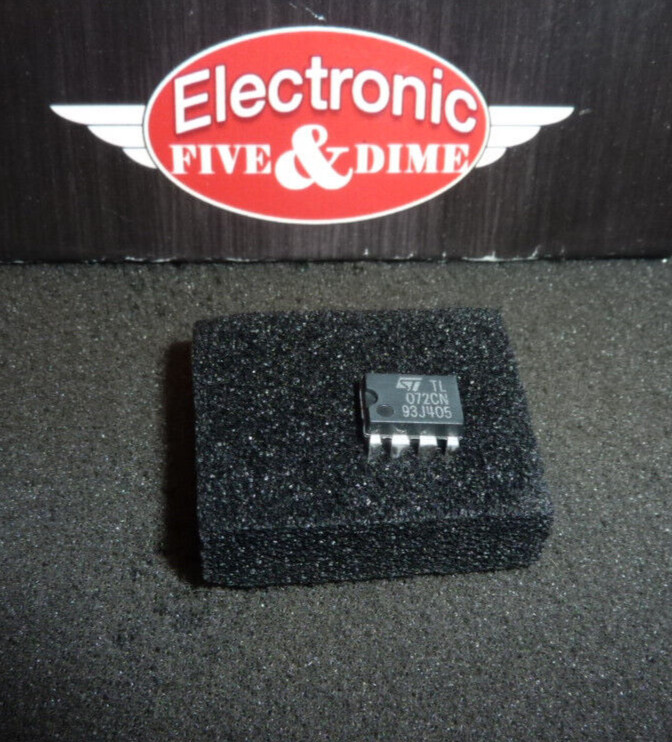 TL072CN ST MICRO Low Noise JFET Dual Op-Amp DIP-8 IC