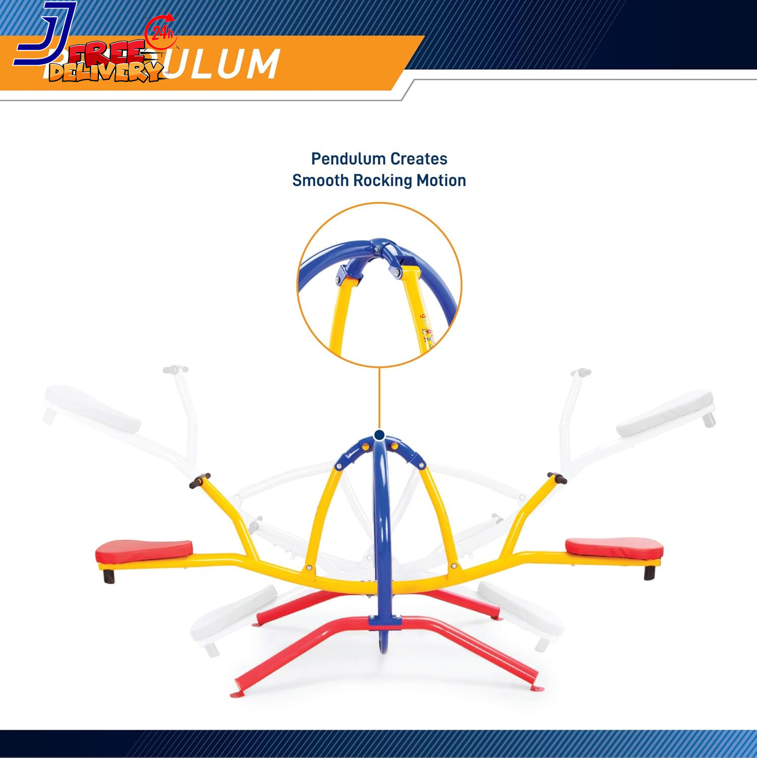 Indoor & Outdoor Playground Equipment Teeter Totters, 360 Spinning Seesaw, Swing
