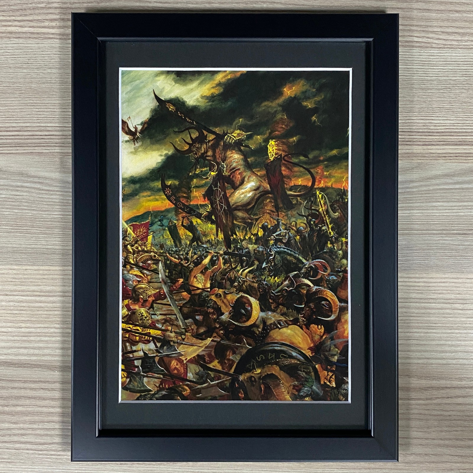 BEASTS OF CHAOS FRAMED ART BEASTMEN CYGOR GHORGON MINOTAUR WARHAMMER AOS SIGMAR