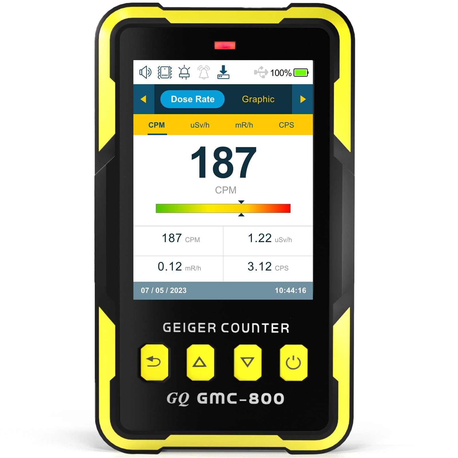 Nuclear Radiation Detector GQ GMC-800 Geiger Counter USA Design Product US...
