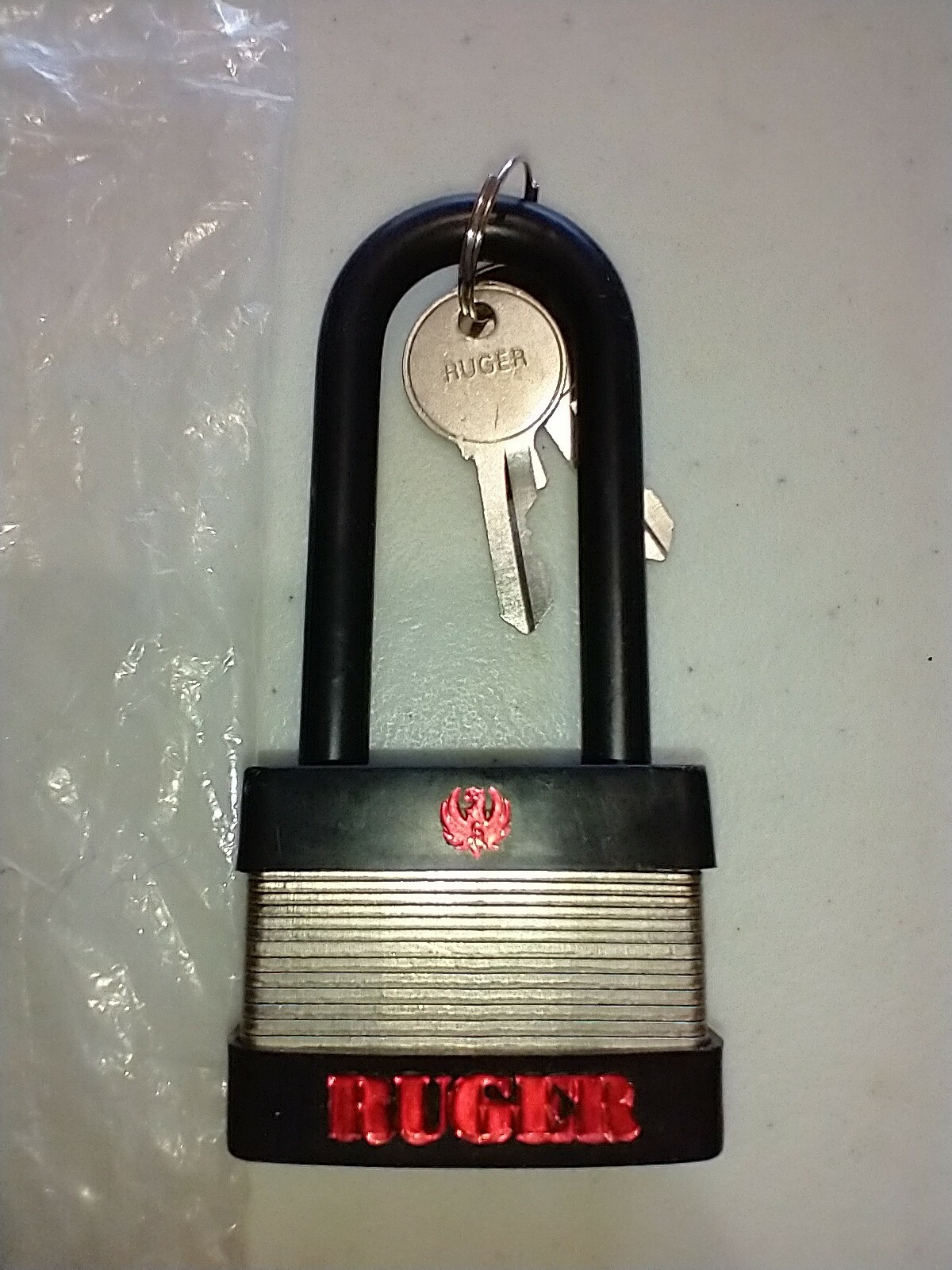 Ruger Firearm Padlock 5025 W/2 Keys Various Handgun Rifle Gun Safety Lock New