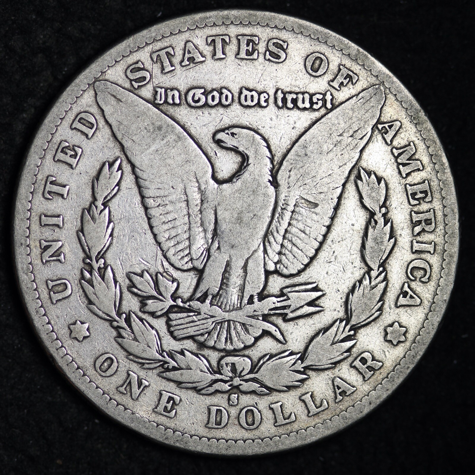 1892-S Morgan Silver Dollar CHOICE FINE E346 DXHN