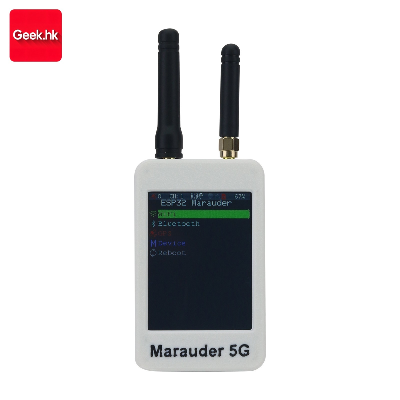 V8 ESP32 Marauder Dev Board Dual-Band WiFi GPS 2.8" Touch Screen for WiFi/BT gk4