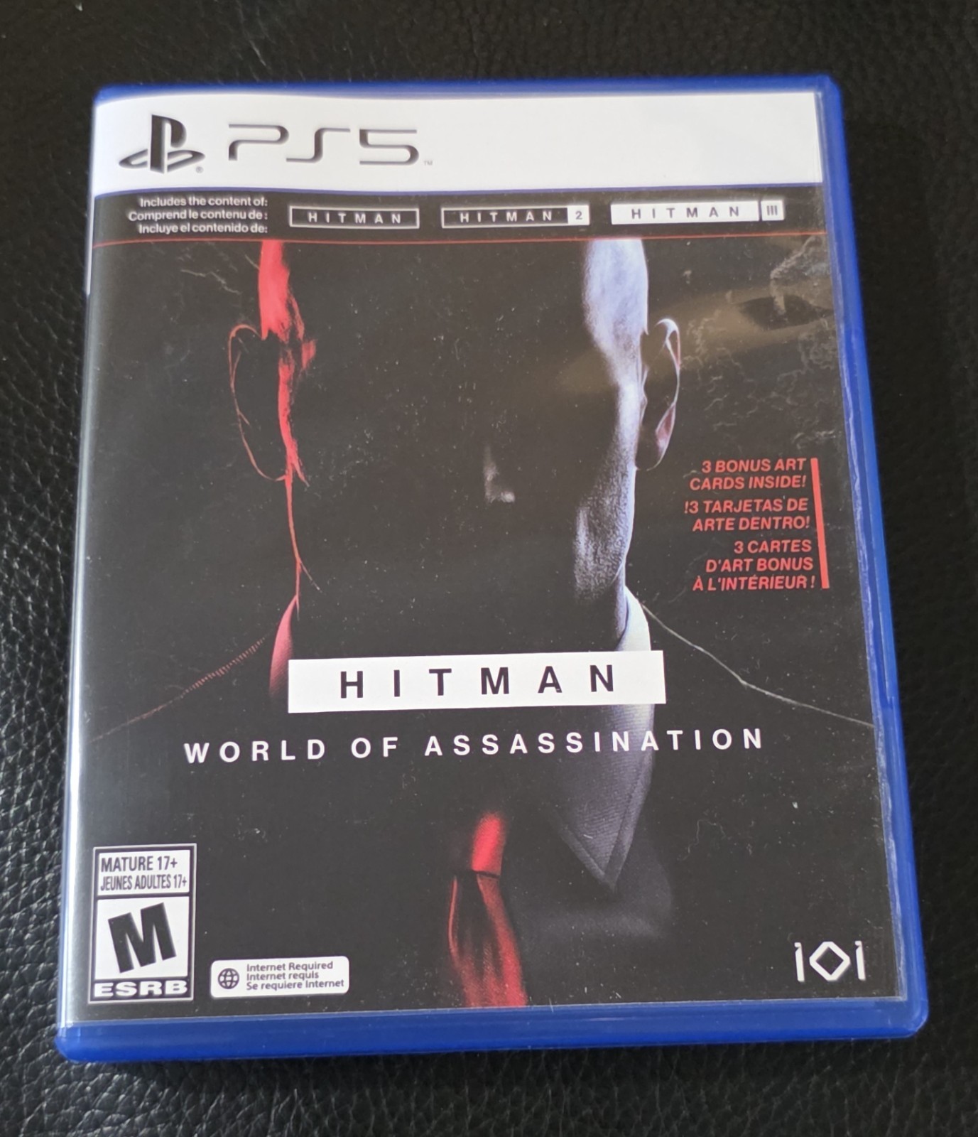 Replacement Case (NO GAME) Hitman World of Assassination PlayStation 5 PS5