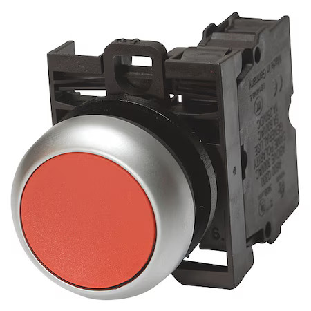Eaton M22-Dl-R-K01-230R Illuminated Push Button, 22.5 Mm, 1Nc, Red