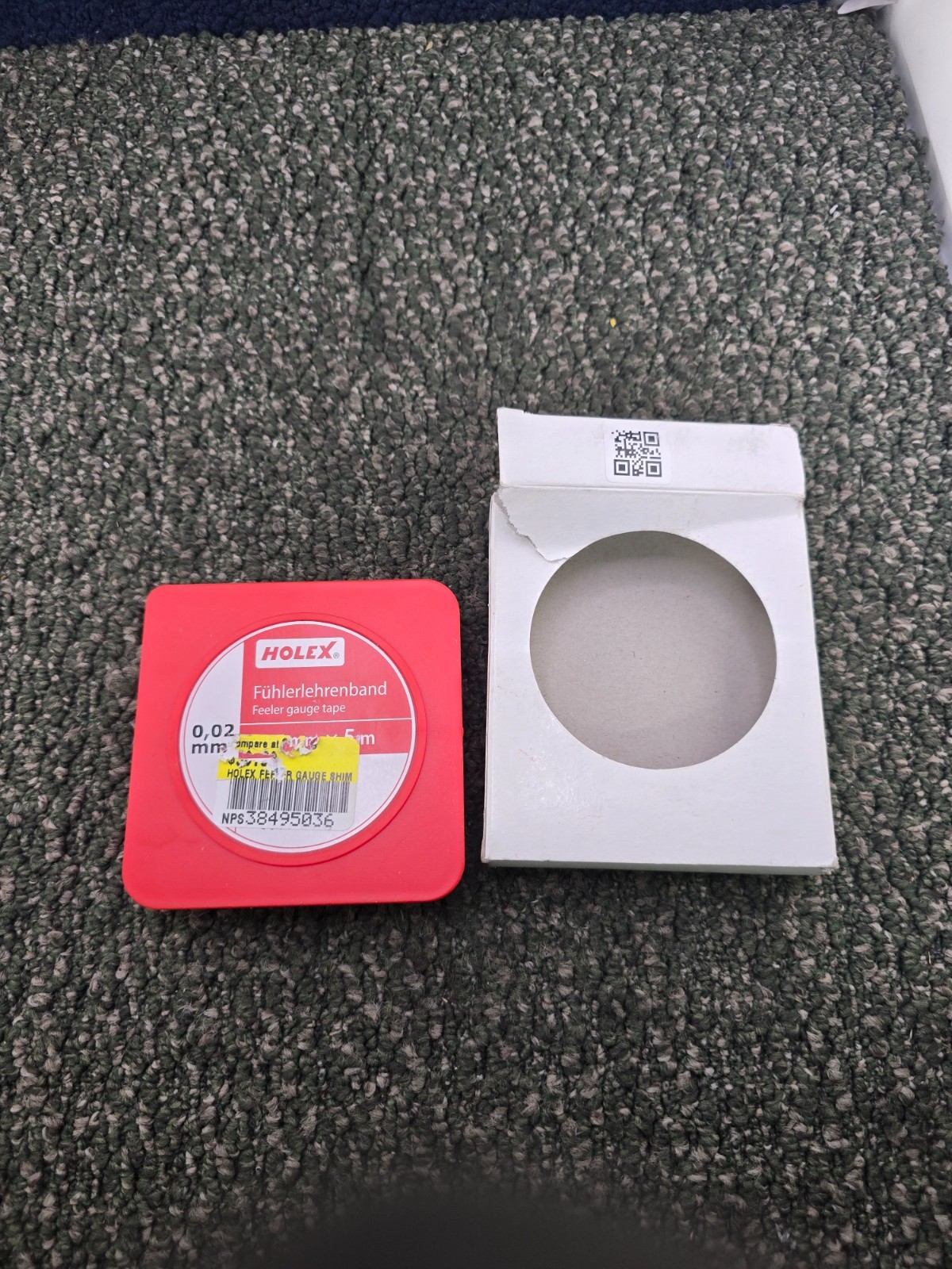 Holex Feeler Gauge Shim Roll 100mm x 5m Stainless 0.02mm