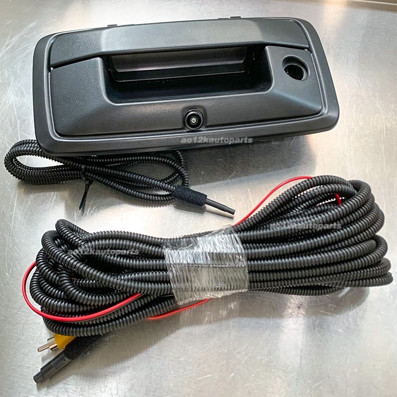 Backup Camera Tailgate Handle Fit For 2015-2018 GMC Sierra 2500HD 3500HD Canyon
