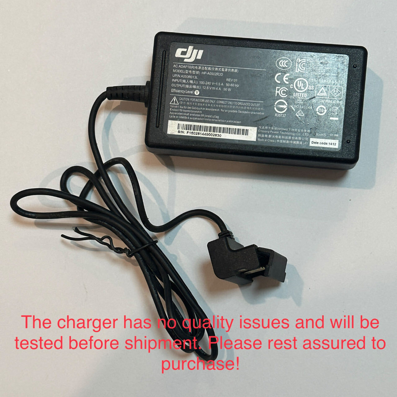 FOR DJI Phantom 2  Battery charger hp-a0502r3d AC Adapter VISION+ Power Supply