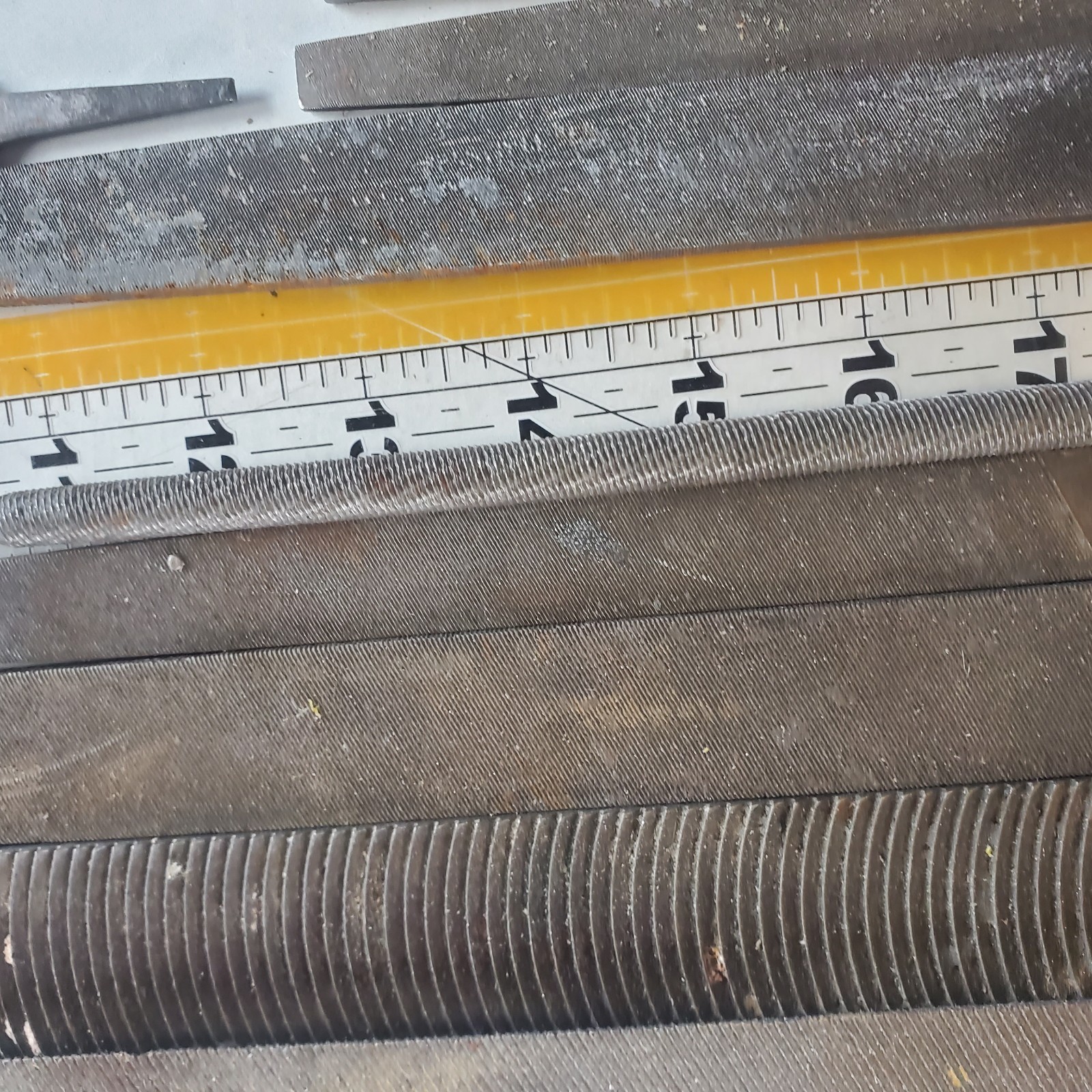 Vintage File Lot Flat Round Nicholson Blacksmith Tool USA