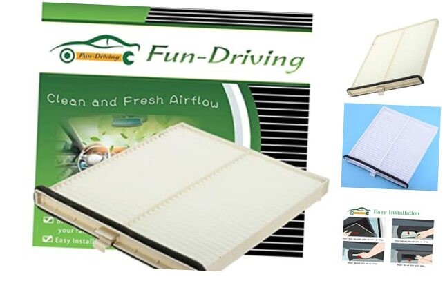 White FD811 Cabin air filter for Mazda 3,6,CX-5, Replacement for CF11811,KD45