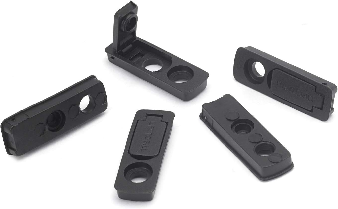 Universal 5PCS Lighter Gasket Seals - Reliable Black Rubber for Lighter Inserts