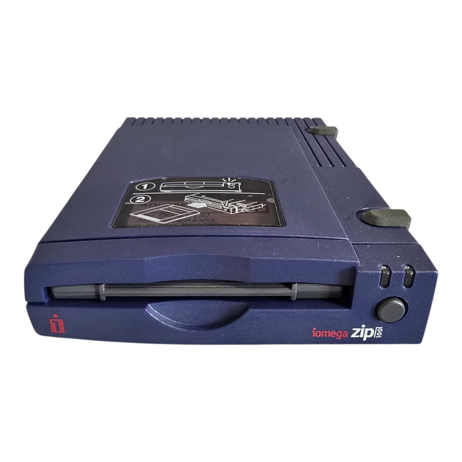 Iomega Zip 100 External Drive Z100P2 POWER TESTED! No Cords Included