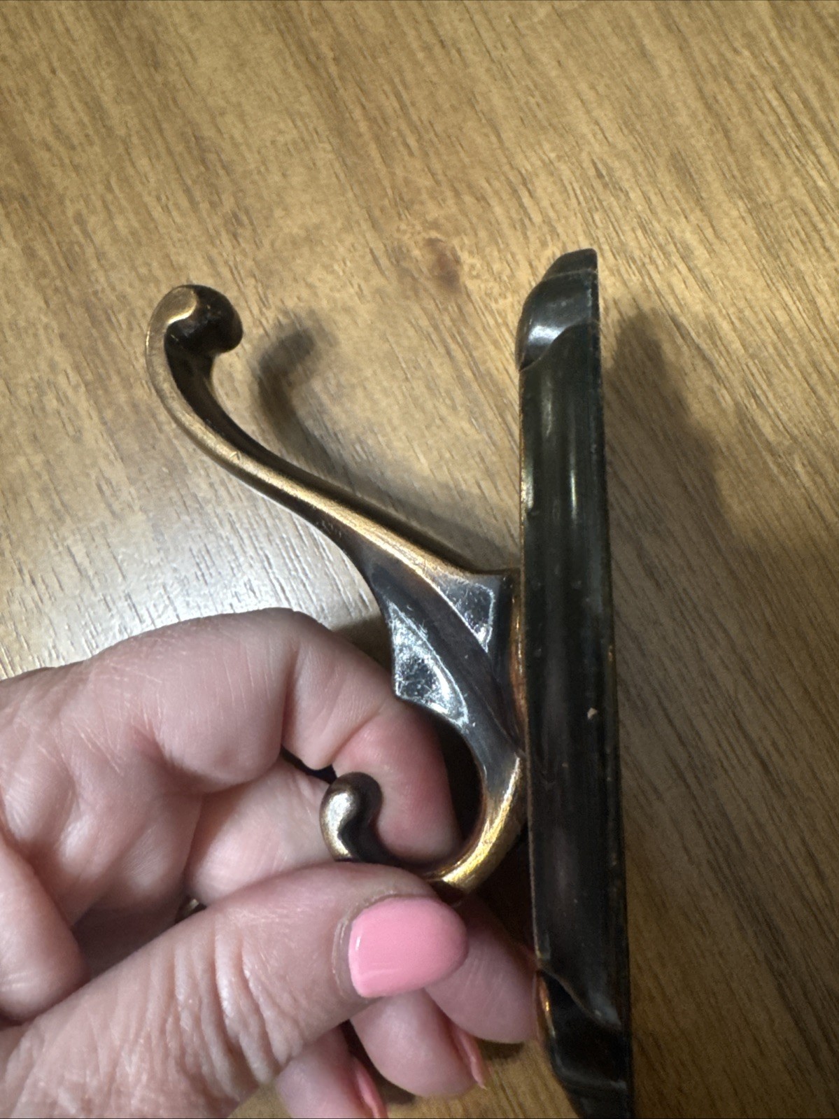 Vintage Brass Bathroom Hardware- Hook