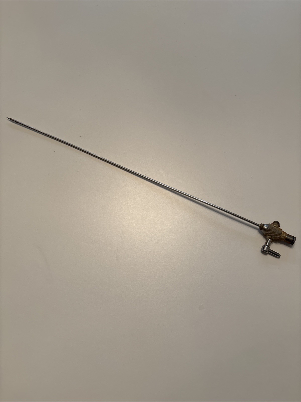 Antique Used Laparoscopic Varess Needle Oddity Surgical Instrument Collectible