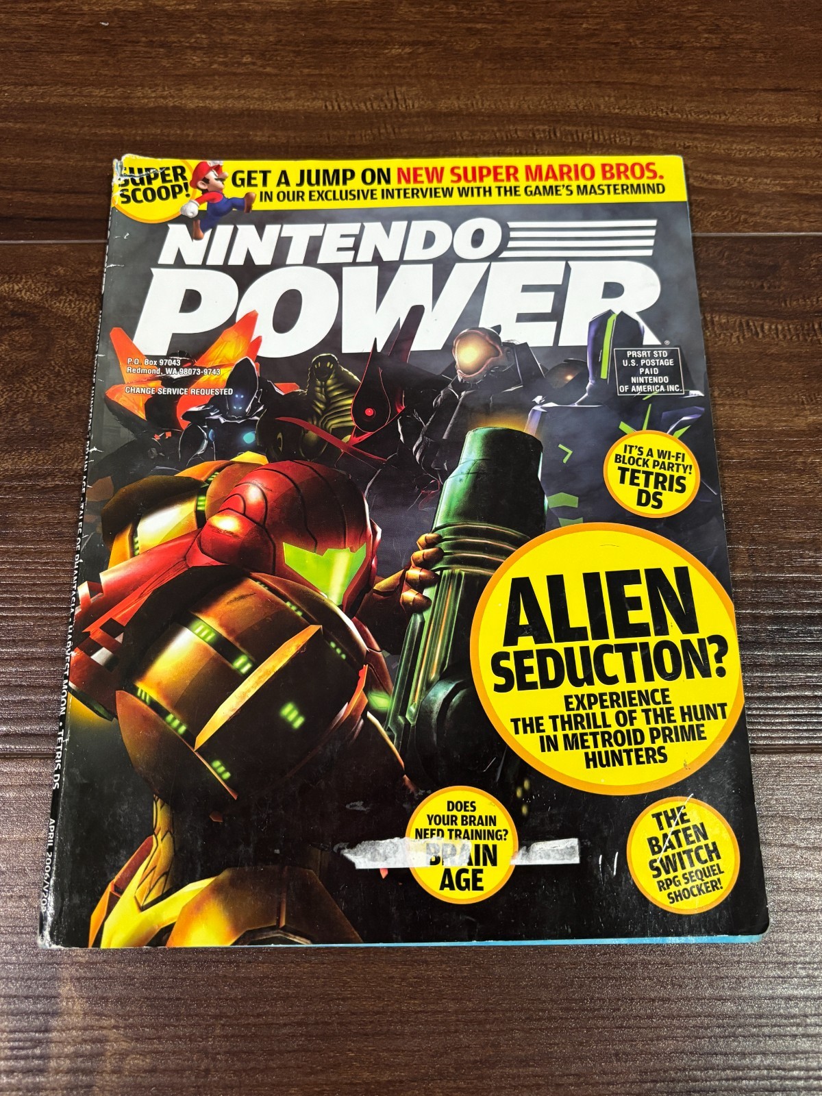 Nintendo Power Magazine Volume 202 April 2006 Metroid Prime Hunters