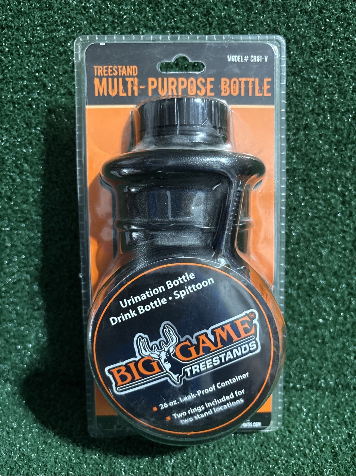 Big Game Treestand Multi Purpose Bottle New Sealed 26 oz Leak Proof Capacity