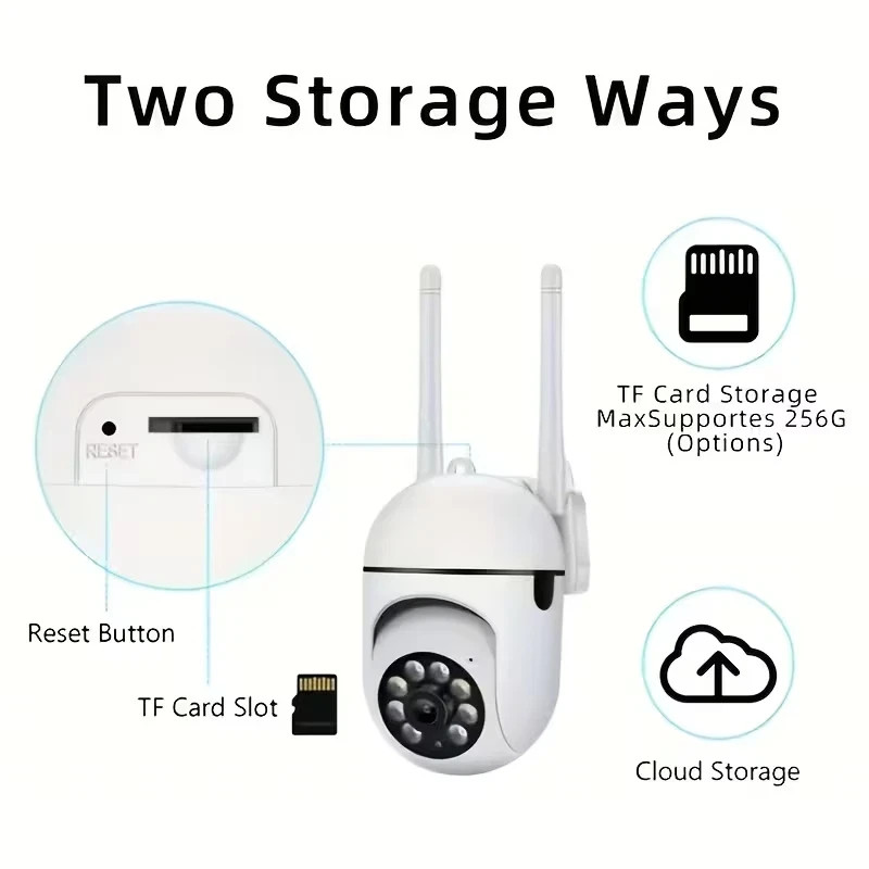 4-Pack Wireless 5G WiFi Security Camera System Smart Outdoor Night Vision 1080P