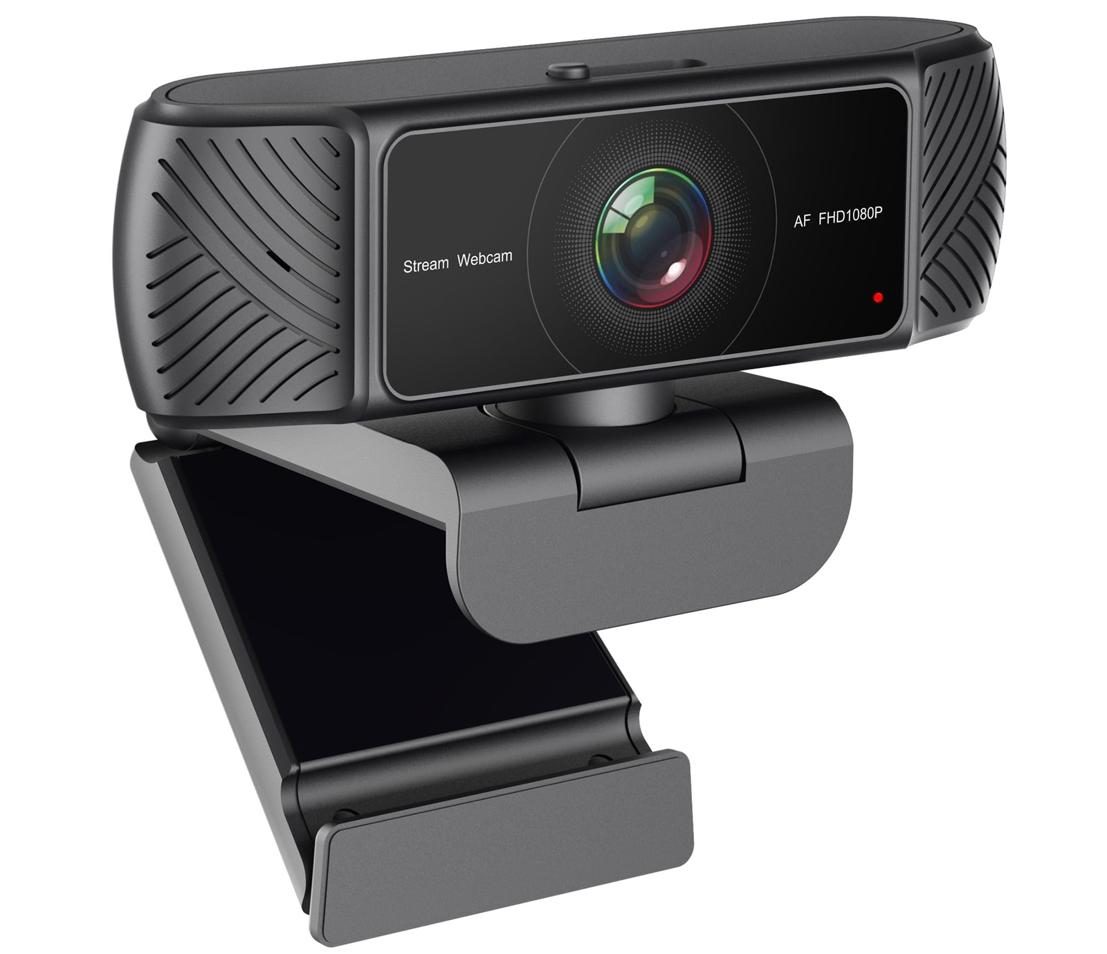 Amdony 1080P HD Webcam w/ Mic, Autofocus, NC, Auto Light, Privacy for PC/Mac