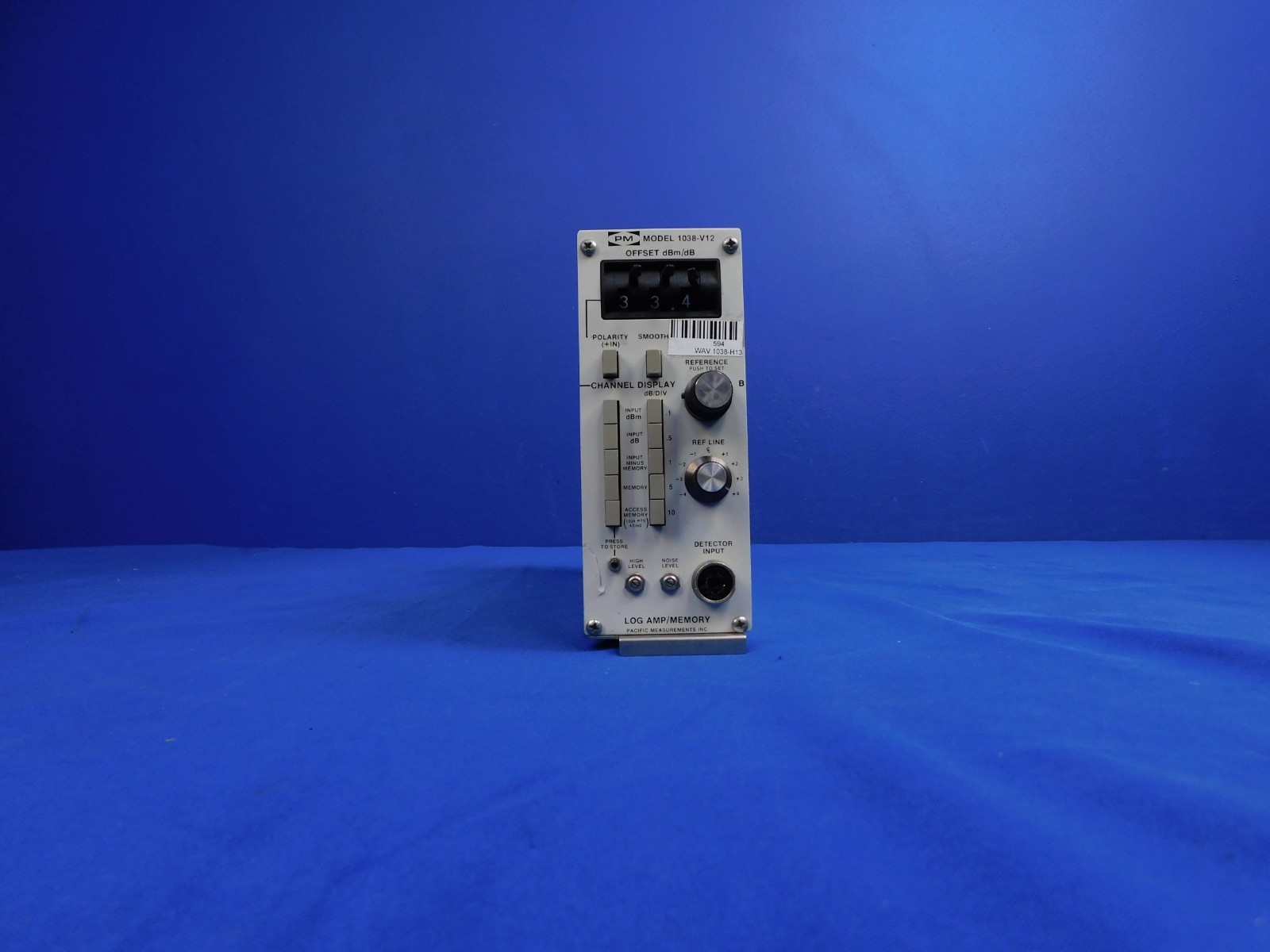 Wavetek Pacific Measurements Inc 1038-H13 Horizontal Amplifier Plug-In Unit