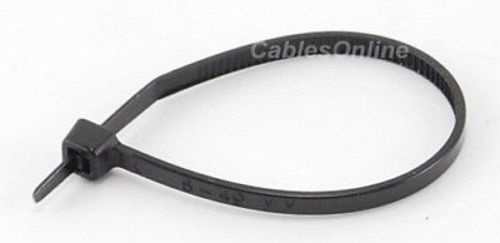 4 inch Self-Locking Cable/Cord Ties 100 a Bag, CT-004BK