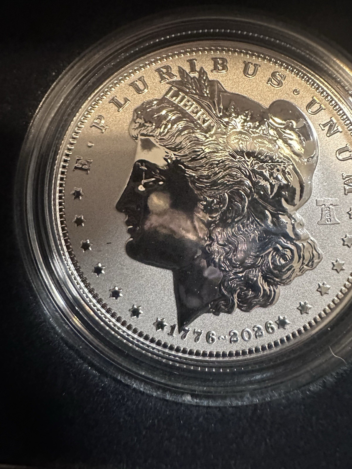 1776-2026 Usmint Silver Proof Reverse Morgan Proof Philadelphia In Hand