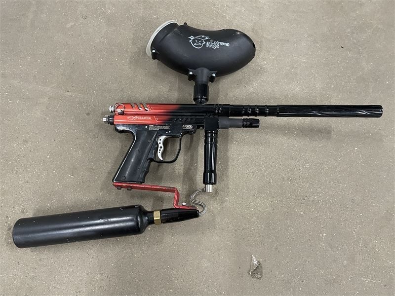 PMI Piranha Vintage Paint Ball Gun CPN Number # 60157 Semi Auto