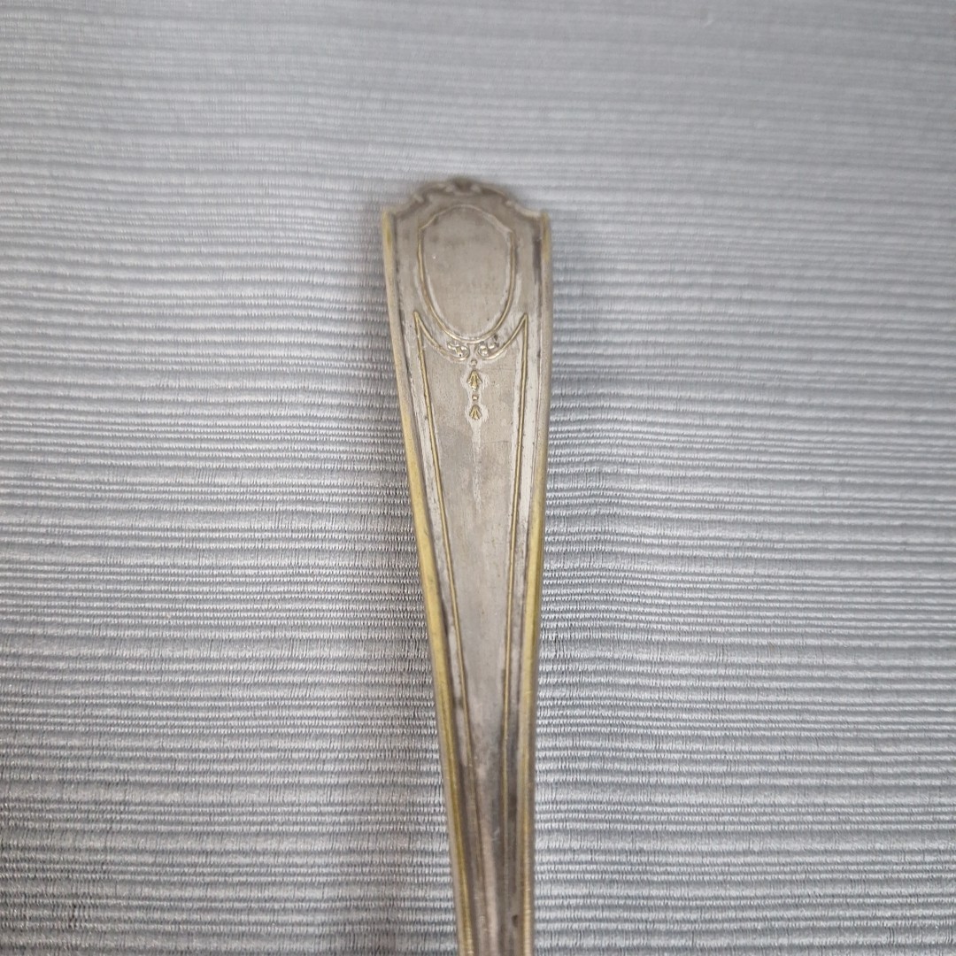 Vintage Standard Silverplate Flatware Serving Fork Meat 8.5"