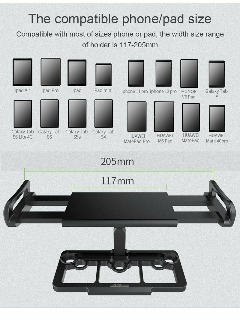 Remote Controller Tablet Phone Holder Extender For DJI MINI 2/Mavic Air 2