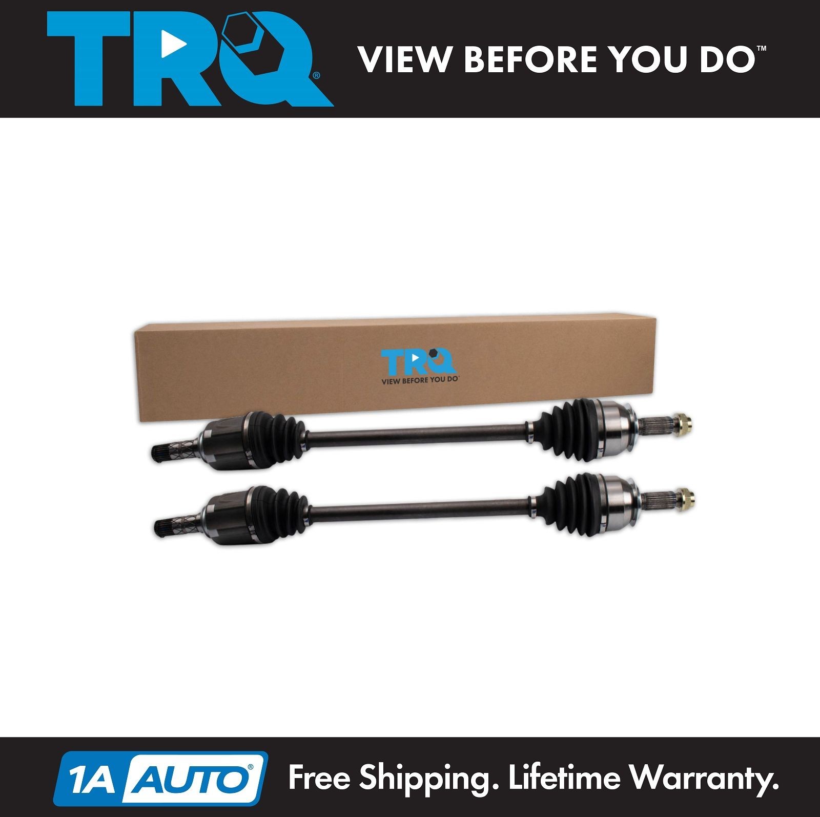 TRQ Front CV Axle Shaft Set For 2014-2023 Subaru Forester