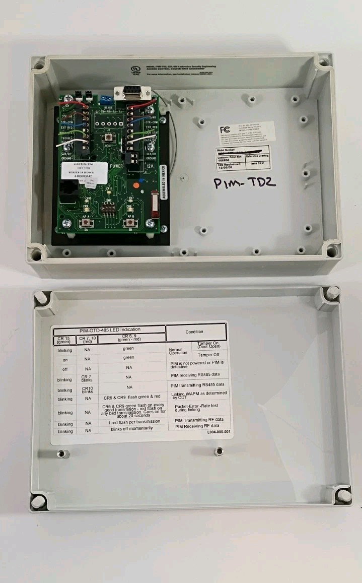 LOCKNETICS Schlage Security Wireless Interface Module Control Board PIM-TD2