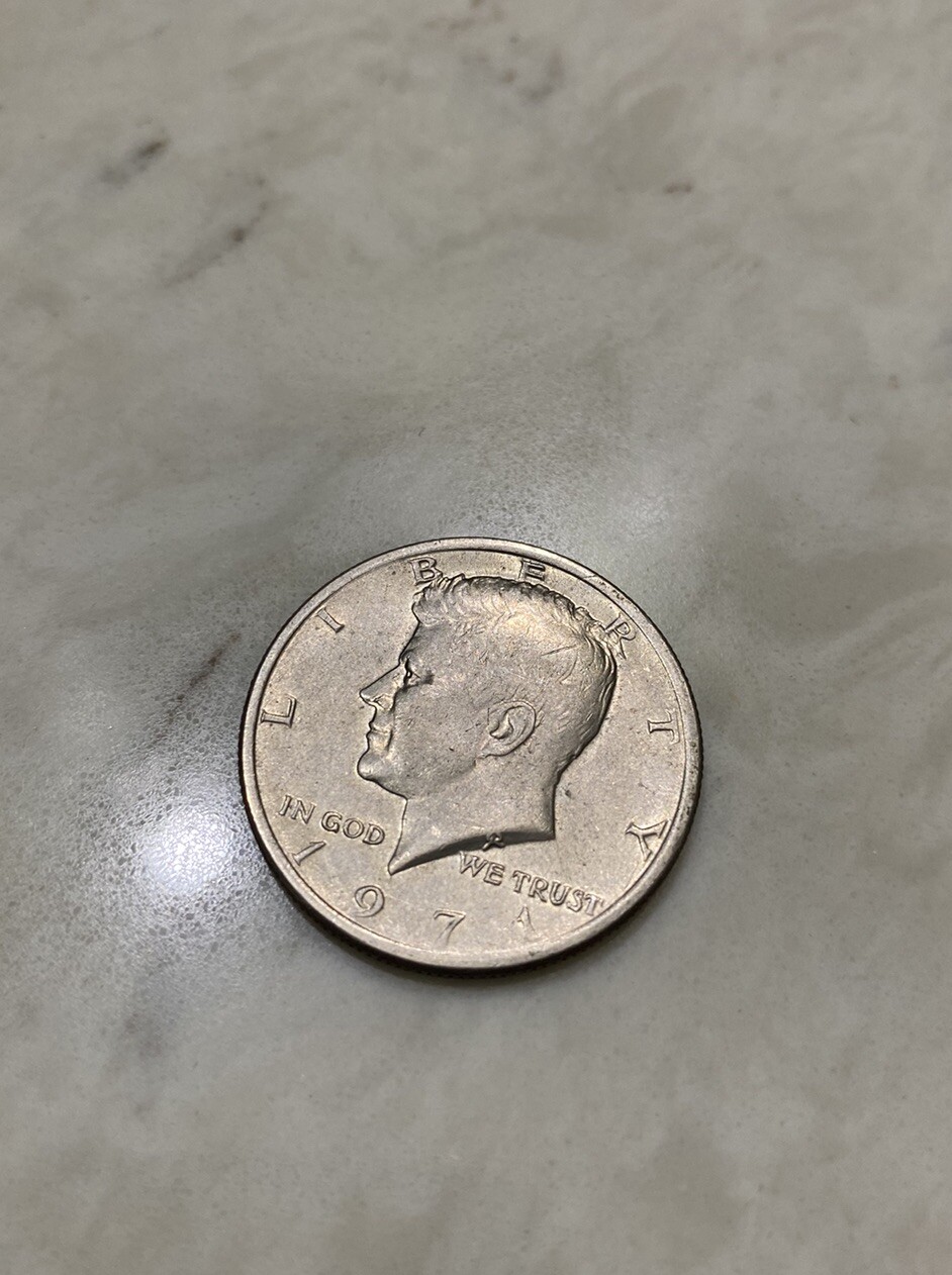 1971 Half Dollar Liberty JFK Coin Rare Authentic