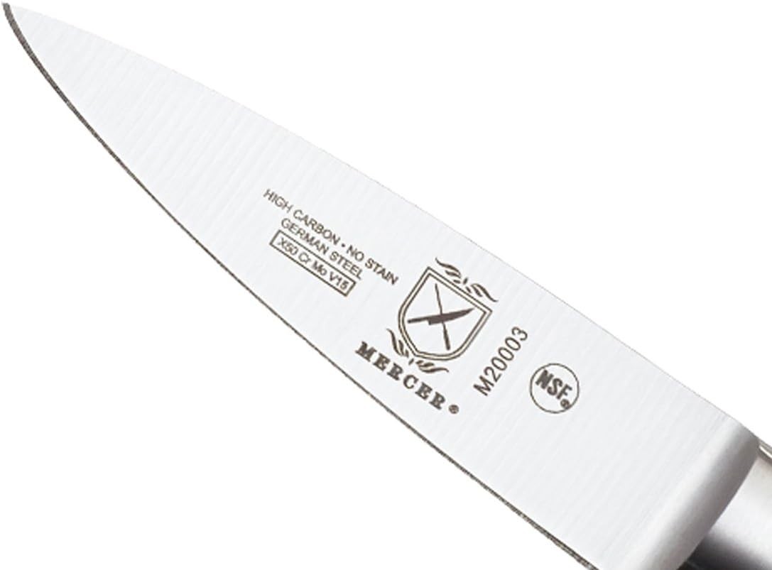 Mercer Culinary M20003 Genesis 3.5-Inch Paring Knife,Black 3.5", Black