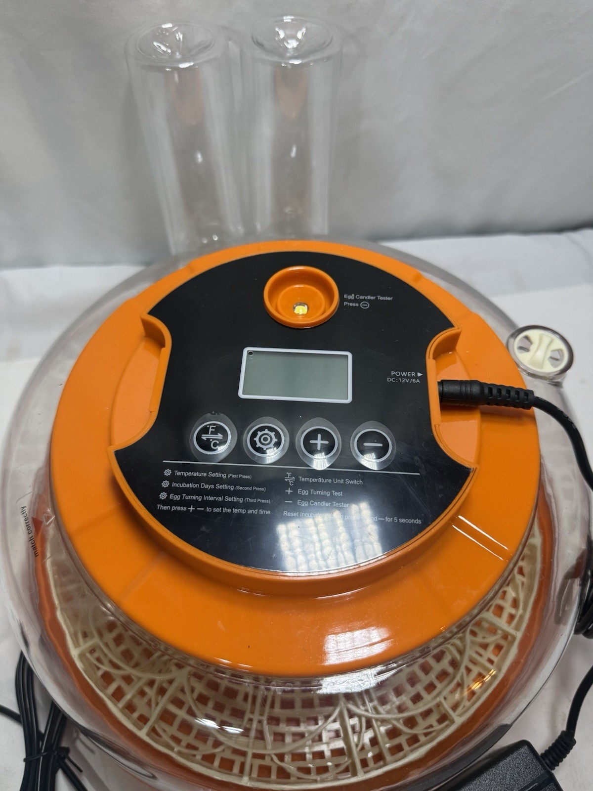 18 Egg Automatic Incubator Hatcher Humidity Control Egg Turner Chicken