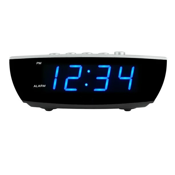 Super Extremely Extra Loud Alarm Clock For Very Heavy Sleeper Battery Backup New
