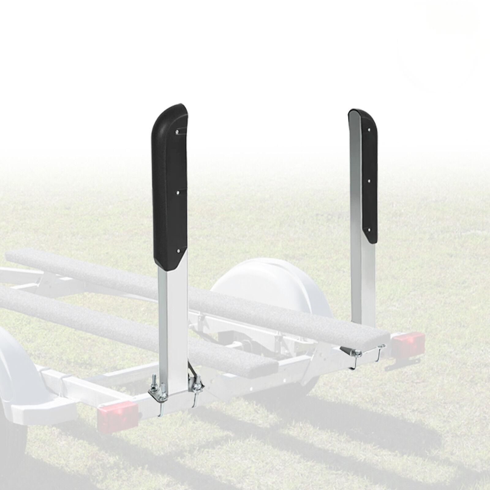 Universal Pair Of  Steel Pontoon Boat Trailer Guide On For 2" Trailer Frames