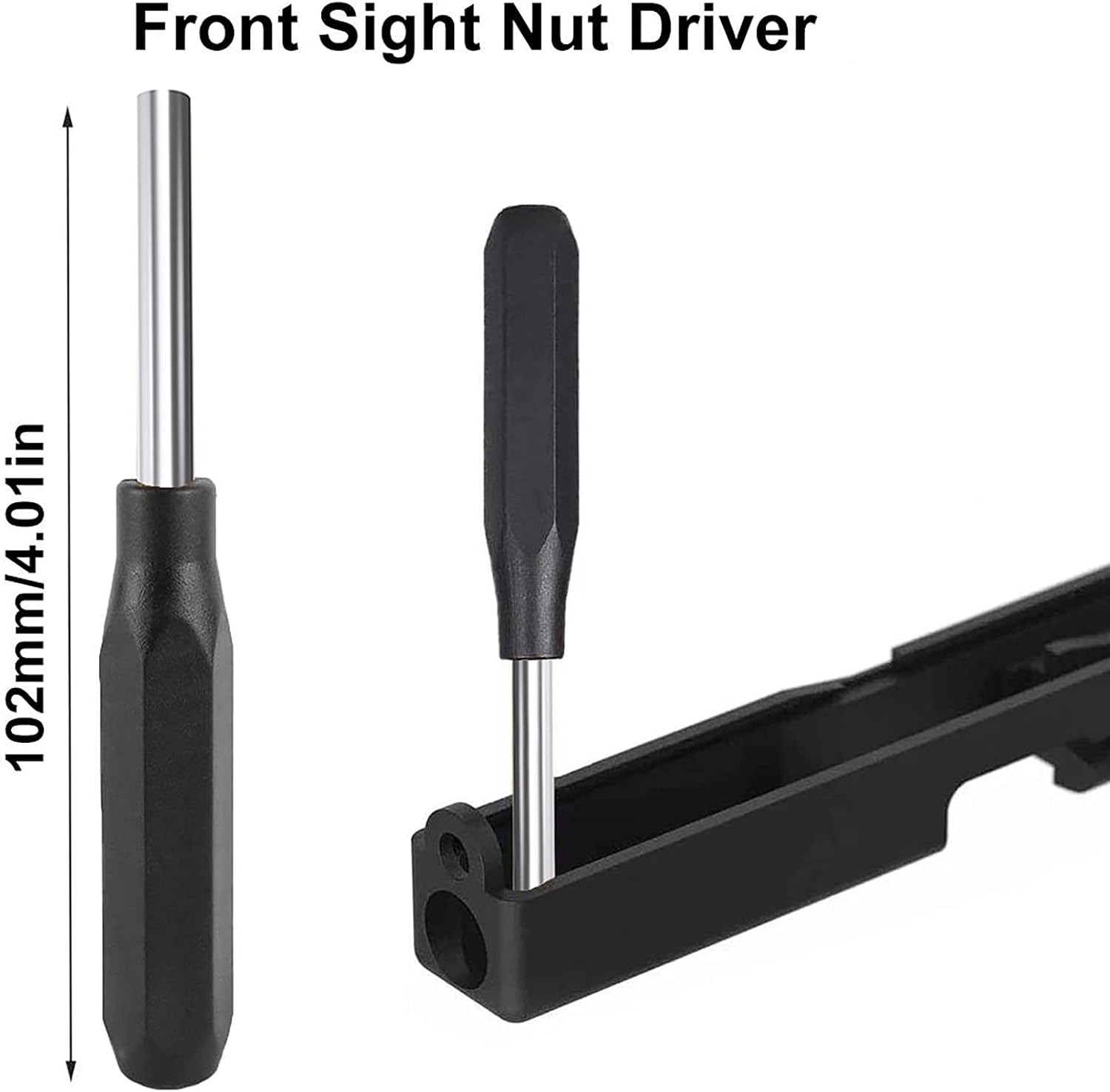 Front Sight Installation Hex Tool & Armorers Disassembly Tool for Glock