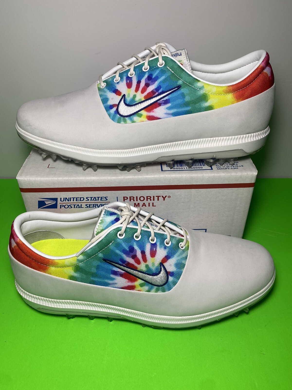 NIKE AIR ZOOM VICTORY TOUR NRG P "TIE DYE GOLF SHOES" MEN'S CK1212-100 size 8