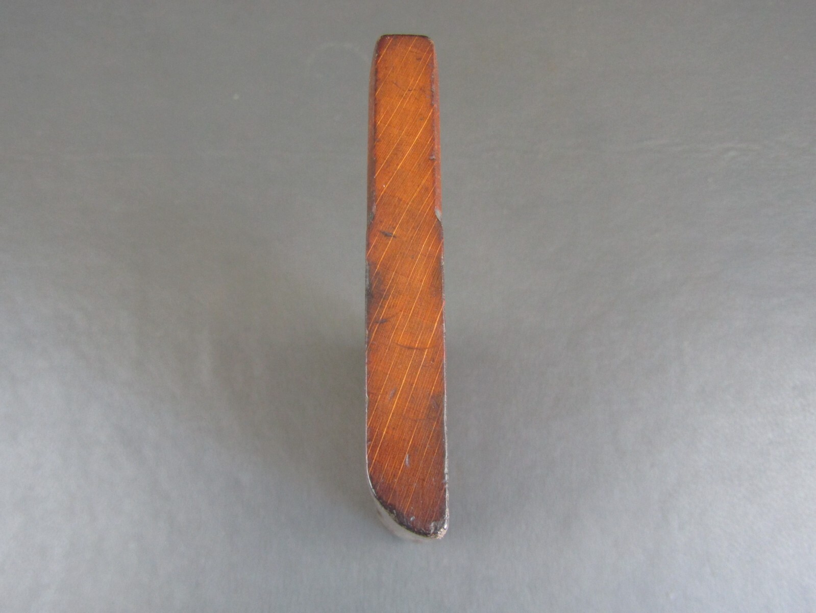 Wooden moulding side or half round plane vintage old tool