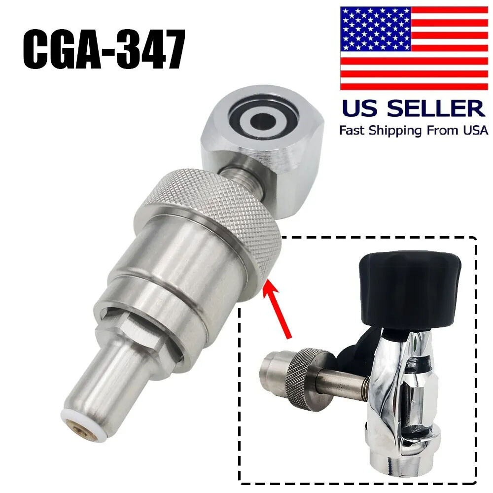 Air Tank Scuba to SCBA Firefighting Cylinder CGA347 Fill Adapter Air Fitting
