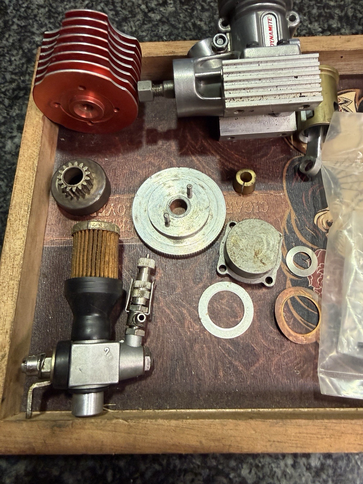 Dynamite TNT .12 Engine Polished , Disassembled ! Bump Engine !