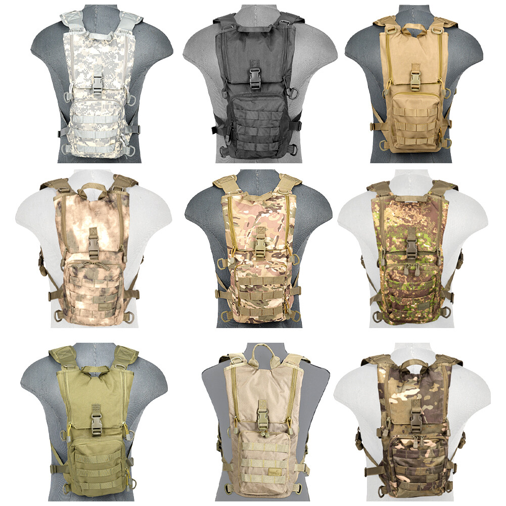 Lancer Tactical Airsoft MOLLE Hydration BackPack Bladder Storage Pouch CA-321