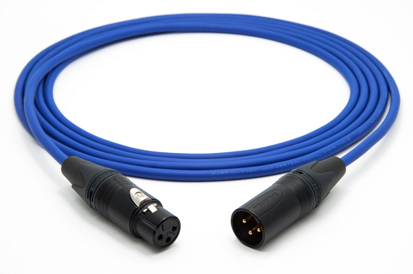 Mogami 3080 AES/EBU Hi-Fi Digital Cable 110 Ohm | Neutrik XLR Male to Female.